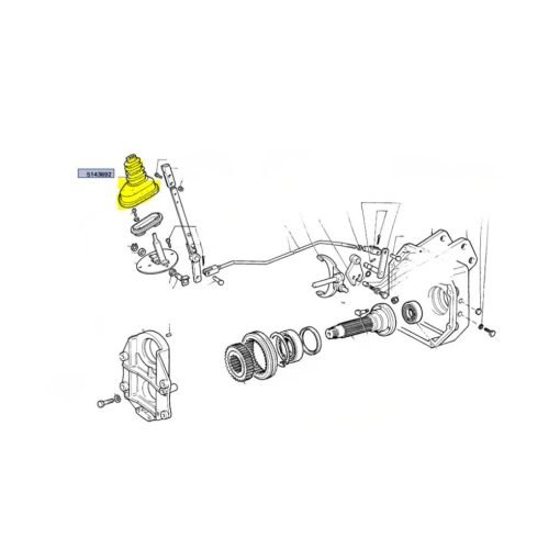 Cuffia per presa di forza CNH 5143692