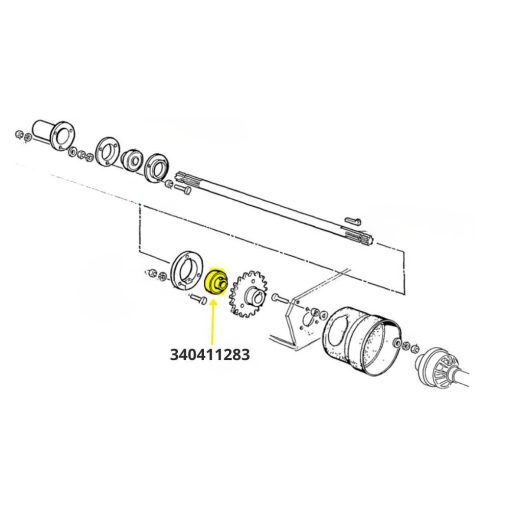 Cuscinetto elevatore anteriore Laverda 340411283