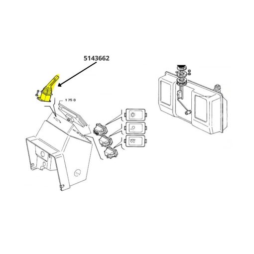 Devioluci per Fiat 90 CNH 5143662