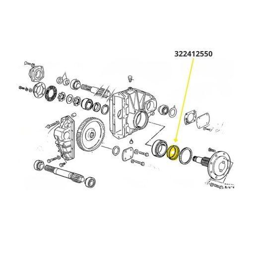 Distanziale originale Laverda 322412550