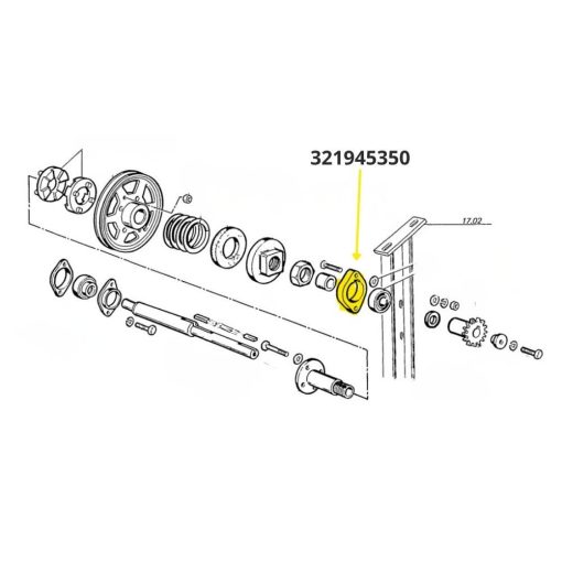 Supporto albero originale Laverda 321945350