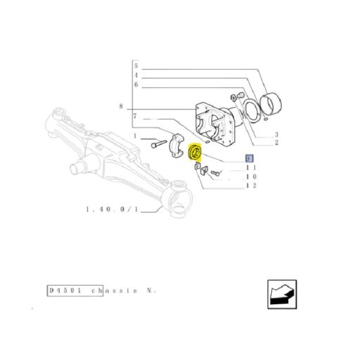 Ghiera originale New Holland CNH 5110423