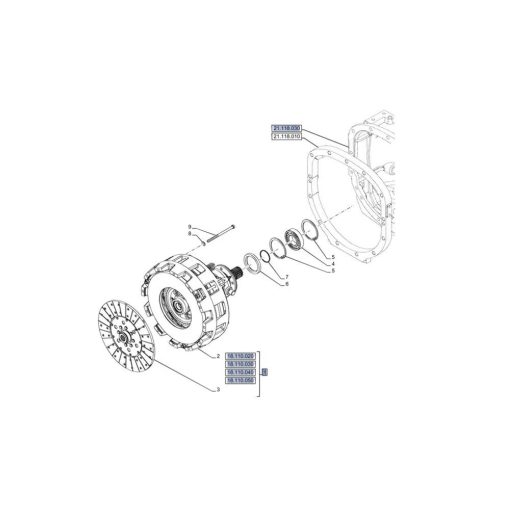 Gruppo frizione CNH 51594597