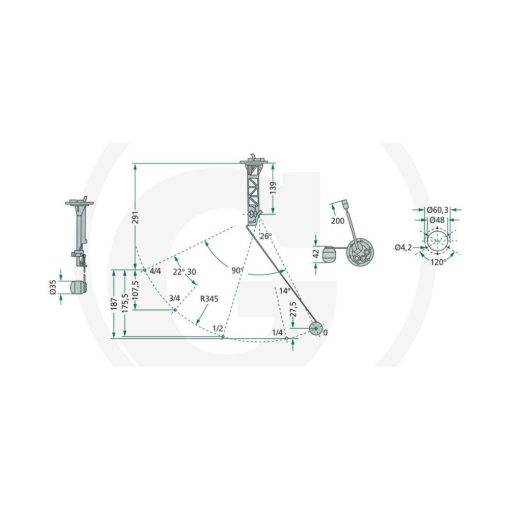 Indicatore di livello carburante CNH GRANIT 5154939