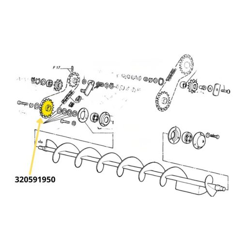 Ingranaggio Laverda 320591950