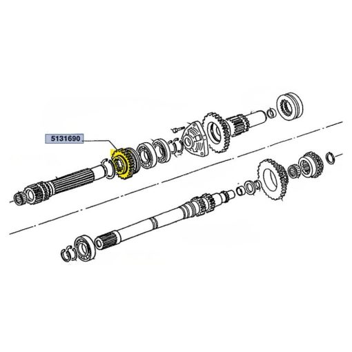 Ingranaggio a 36 denti CNH 5131690