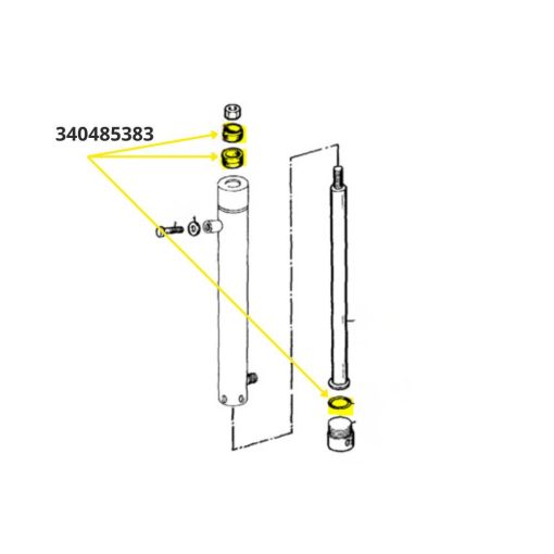 Serie guarnizioni sollevamento aspo 340485383