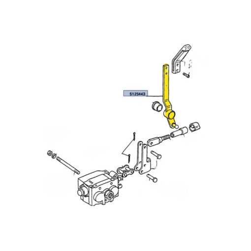 Leva distributore idraulico CNH 5125443