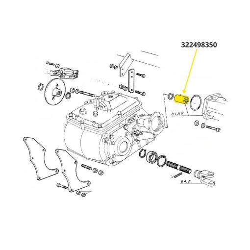 Manicotto per Laverda 3560al - 1740al 322498350