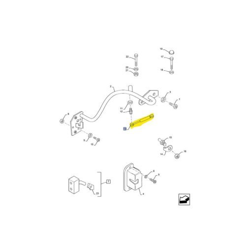 Ammortizzatore a gas CNH 87352613