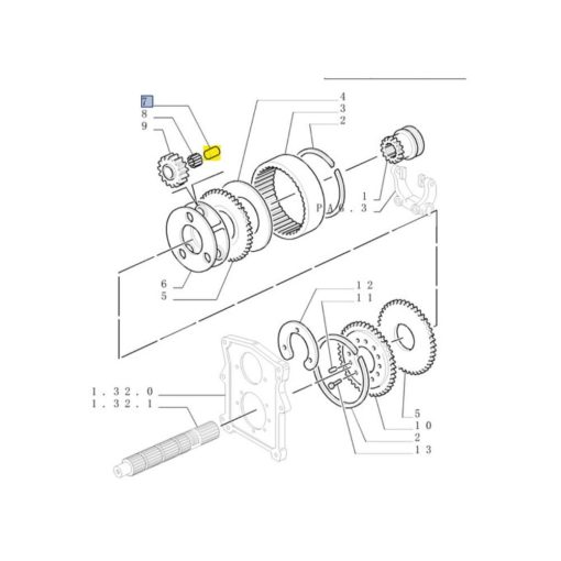 Perno trasmissione New Holland 5132286
