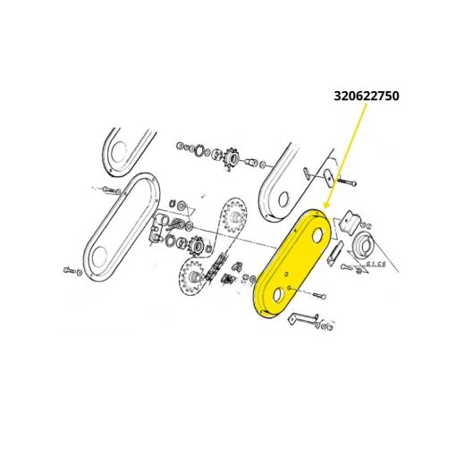 Protezione lato sinistro Laverda 320622750