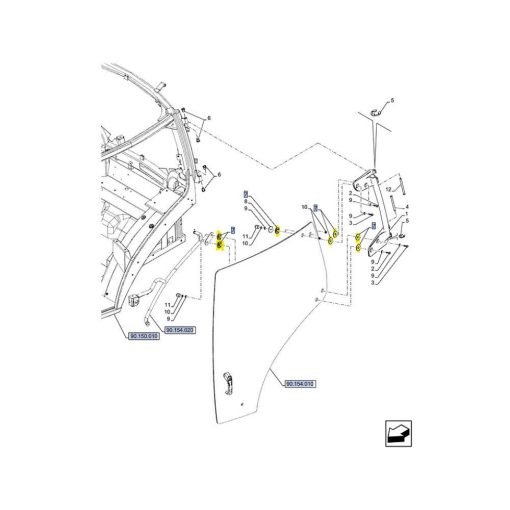 Rosetta di tenuta New Holland 87528178