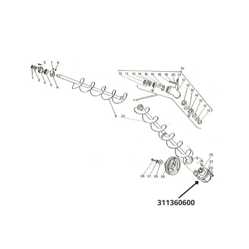 Scatola Rinvio Angolare Scarico 311360600