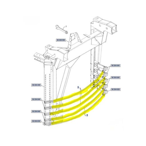 Scuotitore CNH per Vendemmiatrice 47699254