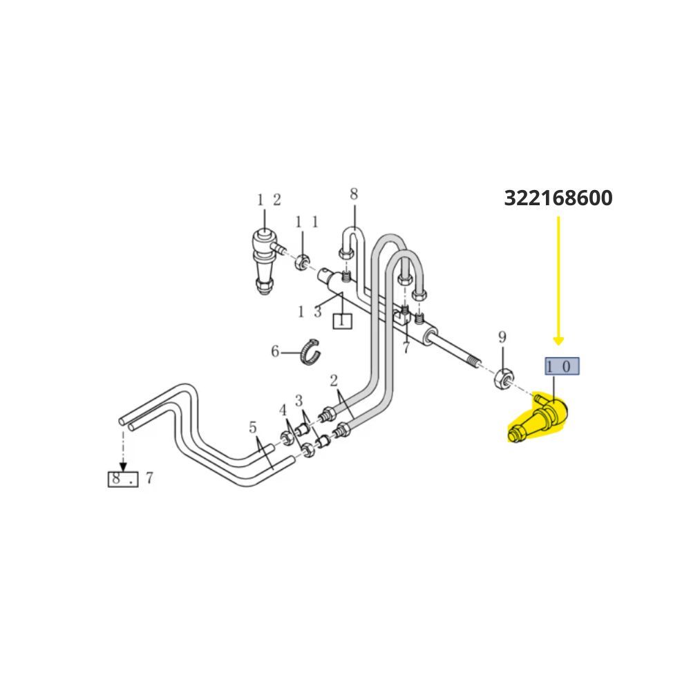 Tirante sterzo Laverda 322168600