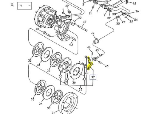 81818856 TIRANTE FRENO CNH