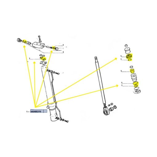 Serie guarnizioni compatibili Laverda 340485315