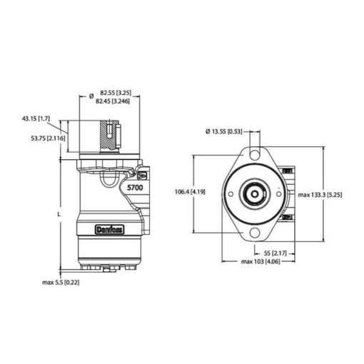 Motore idraulico BMP BMR 40cc D.25mm CNH 84514902