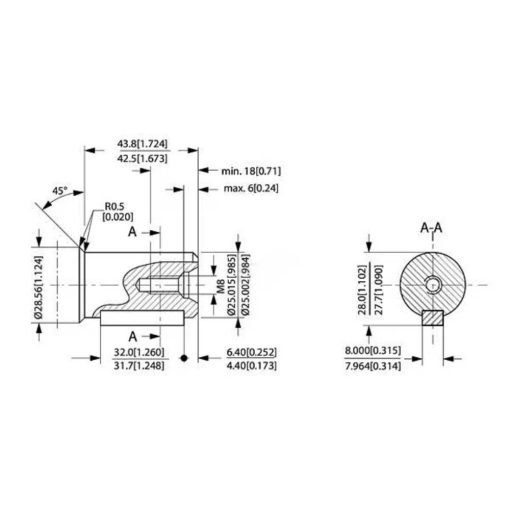 Motore idraulico BMP BMR 40cc D.25mm CNH 84514902
