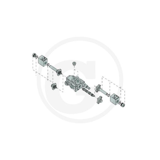 Distributore Elettroidraulico 3/8" 12V 1x Doppio Effetto 50LT/m Granit - immagine 3