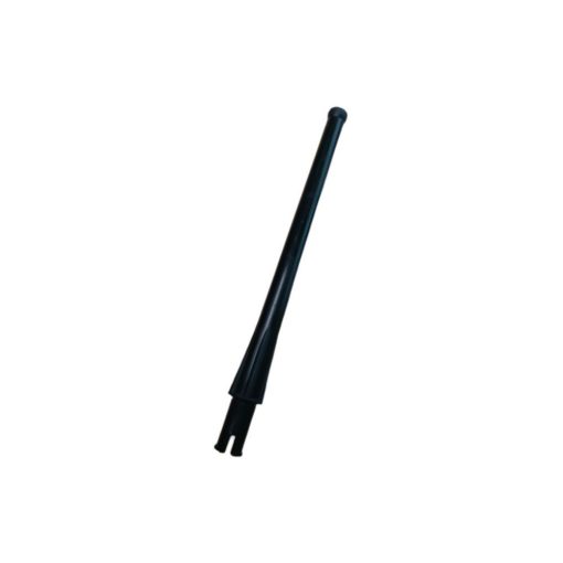 Astina lunga nera del pettine con fori ovali P1537