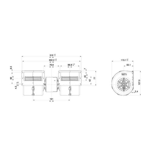 Elettroventilatore Spal 008-A46-02 12V