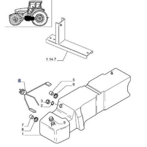 Trasmettitore 82006167 CNH