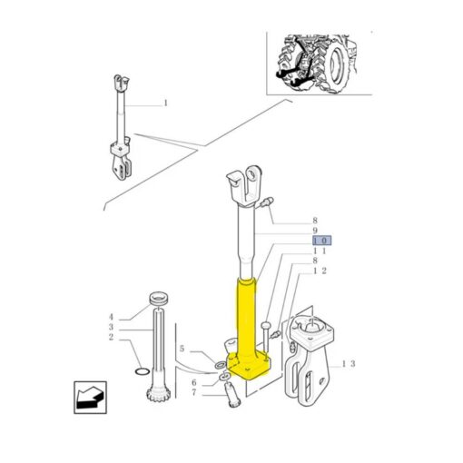 Scatola ingranaggio New Holland 5139391
