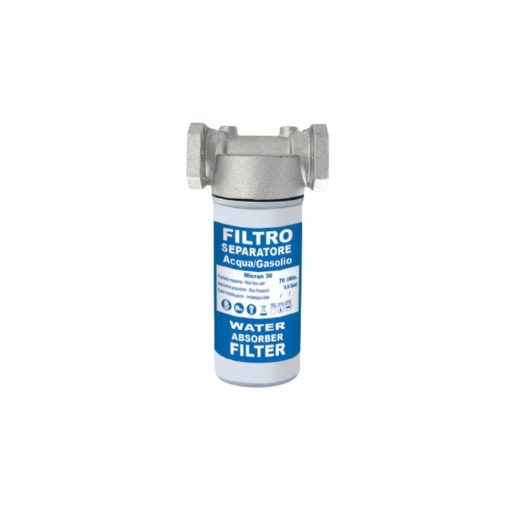 Filtro separatore acqua/gasolio 30Micron 70 l/min Maestri 950