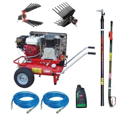 Kit motocompressore x2 operatori Lisam LM 500/30