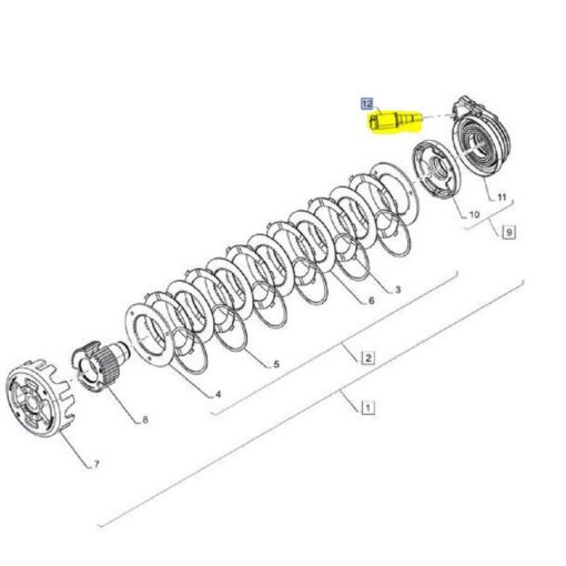 Alternative view of Valvola Solenoide 48055262 New Holland