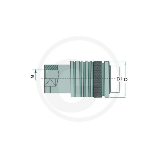 Alternative view of Innesto Rapido Femmina 1/2" BSP