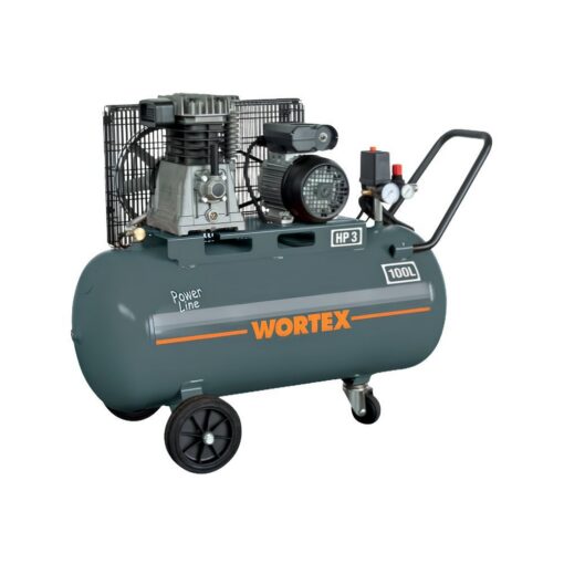Compressore monostadio a cinghia W100-3 TH25 100lt Wortex