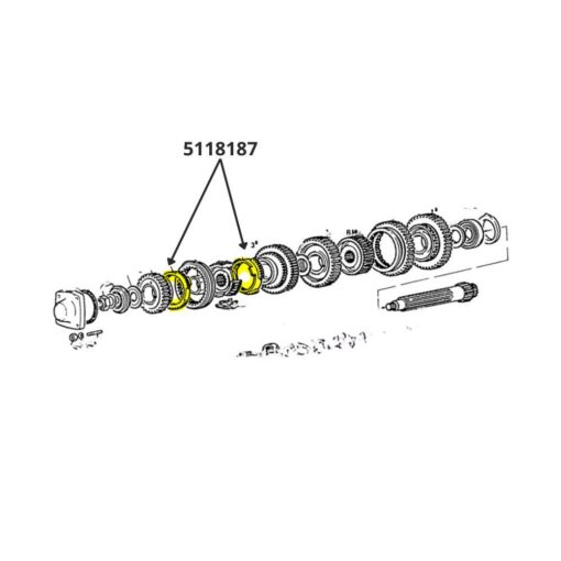 Alternative view of Sincronizzatore cambio Fiat 5118187