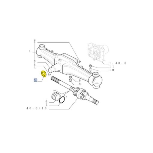 Anello ponte anteriore New Holland 5140888