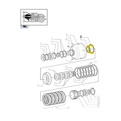 Guarnizione New Holland 5172235
