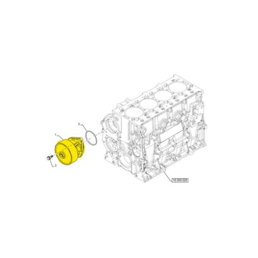 Pompa acqua CNH 5802497076