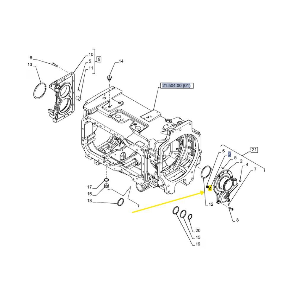 Guarnizione New Holland 79086720