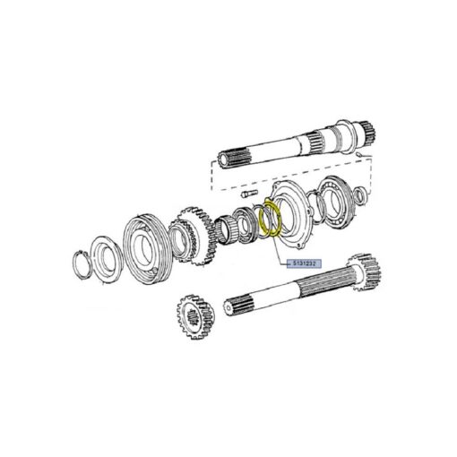 Alternative view of Anello raschiaolio New Holland 5131232