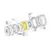 Disco interno frizione centrale per serie TK New Holland 5122254