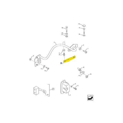 Ammortizzatore a gas CNH 87352613