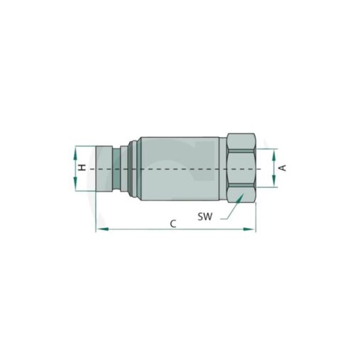 Innesto rapido Faster Maschio FFH08 Filettatura BSP 1/2"