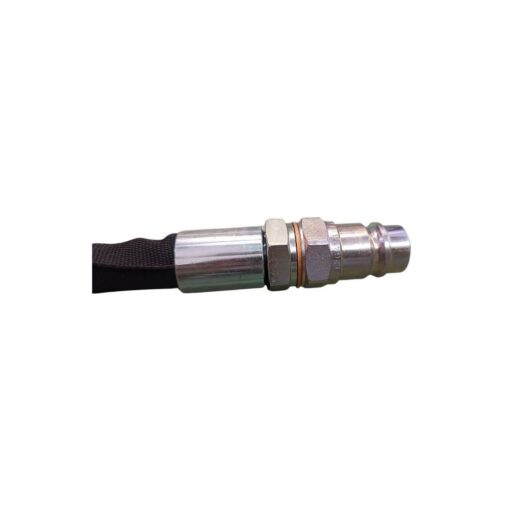 Coppia KIT TUBI Idraulici TERZO PUNTO Trattore 3/8 2SN CON CALZA ANTISCOPPIO - immagine 4