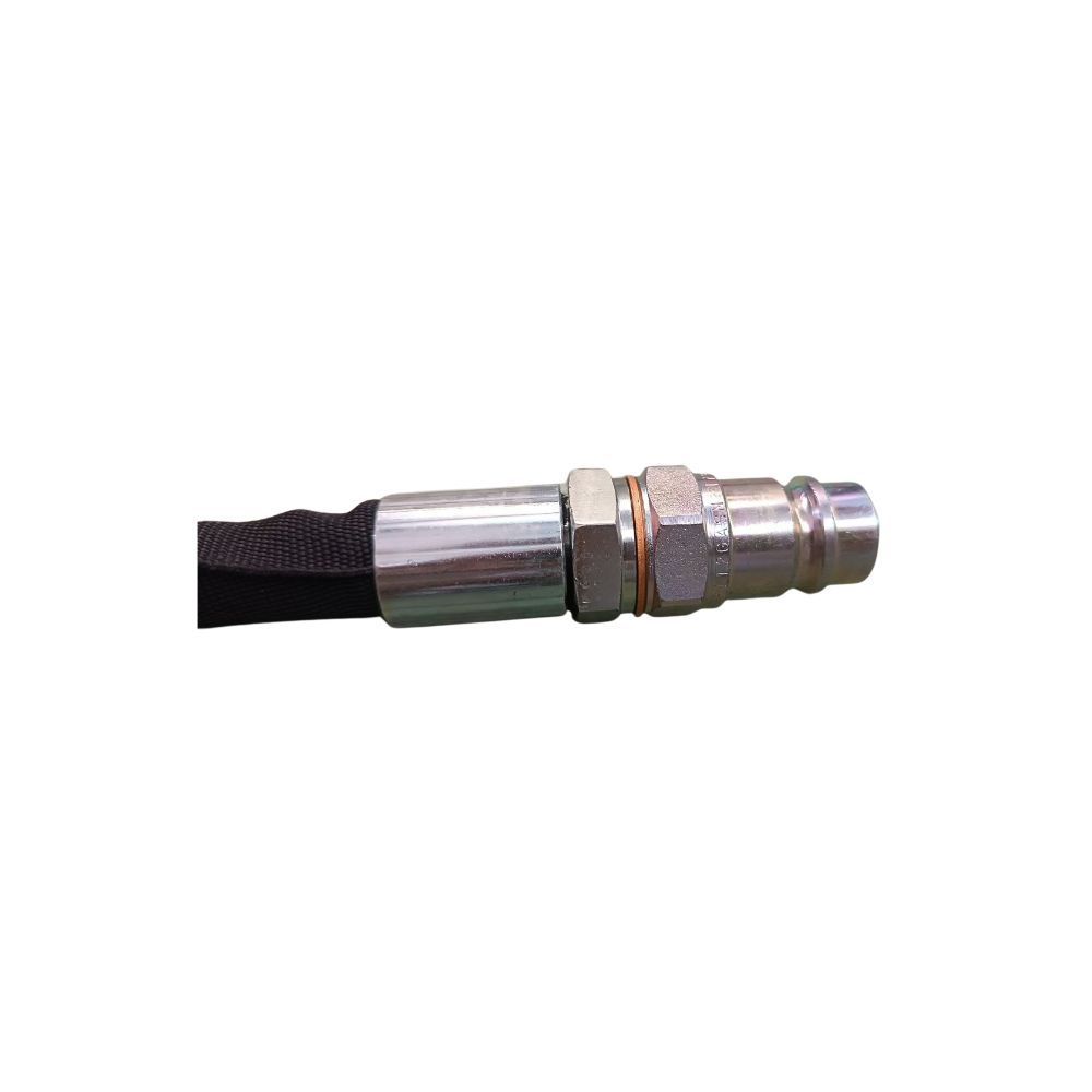 Coppia KIT TUBI Idraulici TERZO PUNTO Trattore 3/8 2SN CON CALZA ANTISCOPPIO - immagine 4
