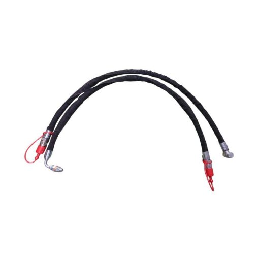 Coppia KIT TUBI Idraulici TERZO PUNTO Trattore 3/8 2SN CON CALZA  ANTISCOPPIO